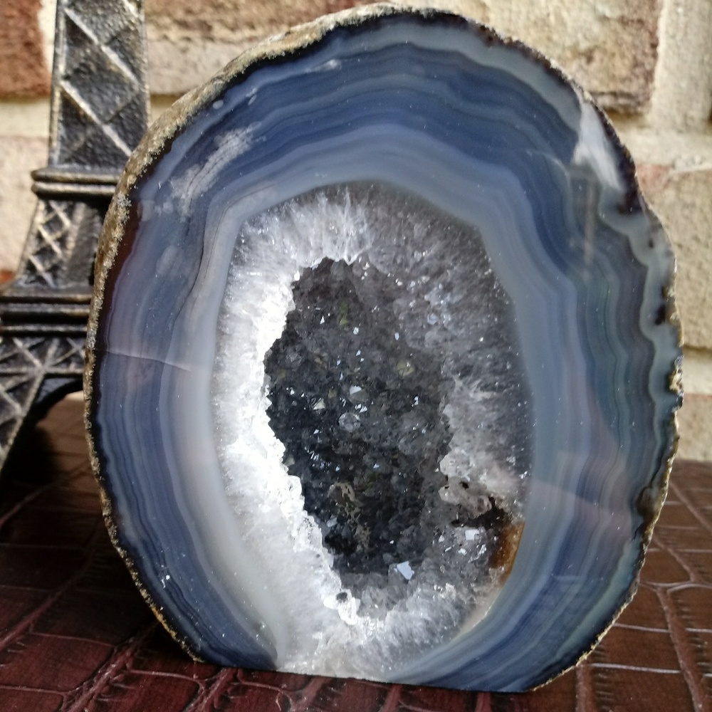 Grey Agate Geode